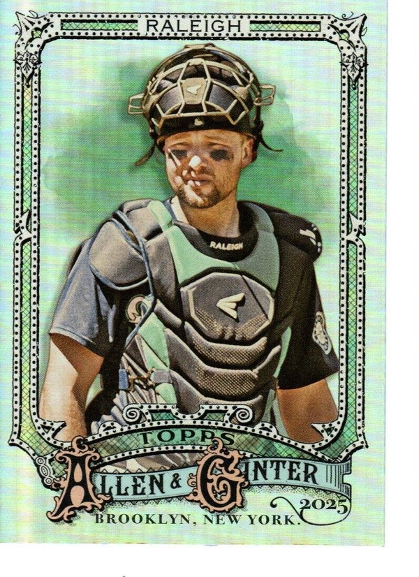 Allen & Ginter 2025 Silver Portrait #227 Cal Raleigh, Seattle Mariners