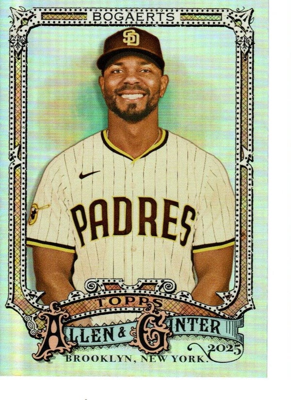 Allen & Ginter 2025 Silver Portrait #229 Xander Bogaerts, San Diego Padres