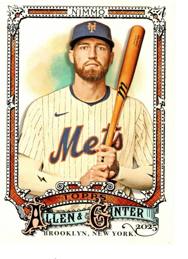 Allen & Ginter 2025 #238 Brandon Nimmo, New York Mets