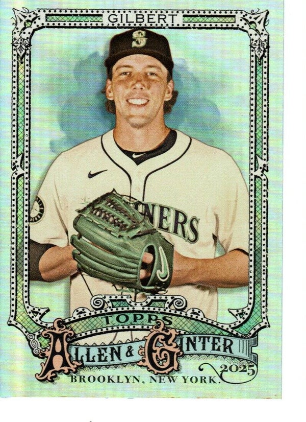 Allen & Ginter 2025 Silver Portrait #239 Logan Gilbert, Seattle Mariners