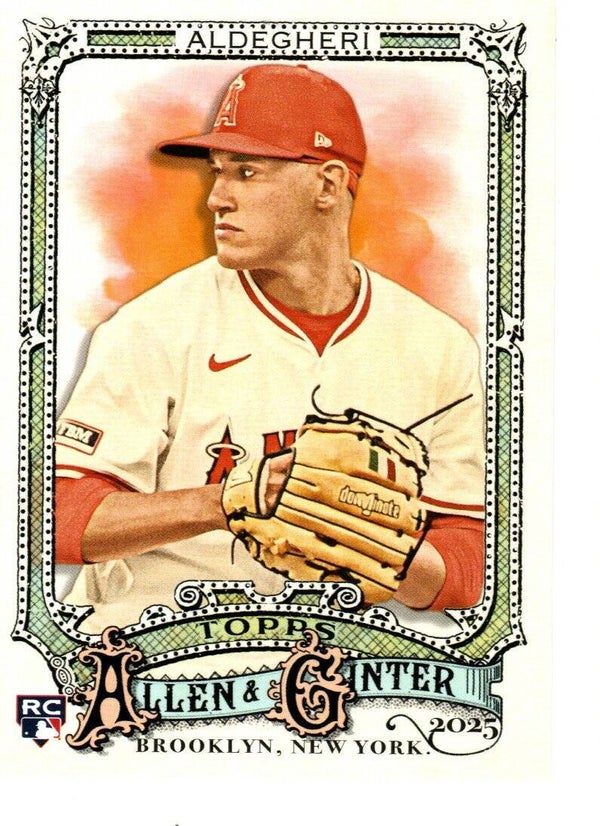 Allen & Ginter 2025 #240 Sam Aldegheri, Angels RC