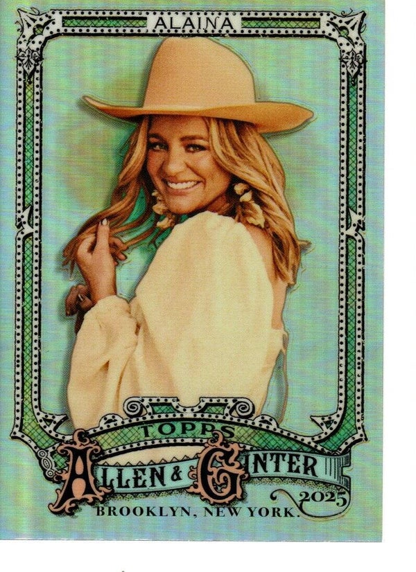 Allen & Ginter 2025 Chrome Refractor #252 Lauren Alaina