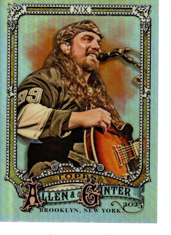 Allen & Ginter 2025 Chrome Refractor #255 Drew Nix