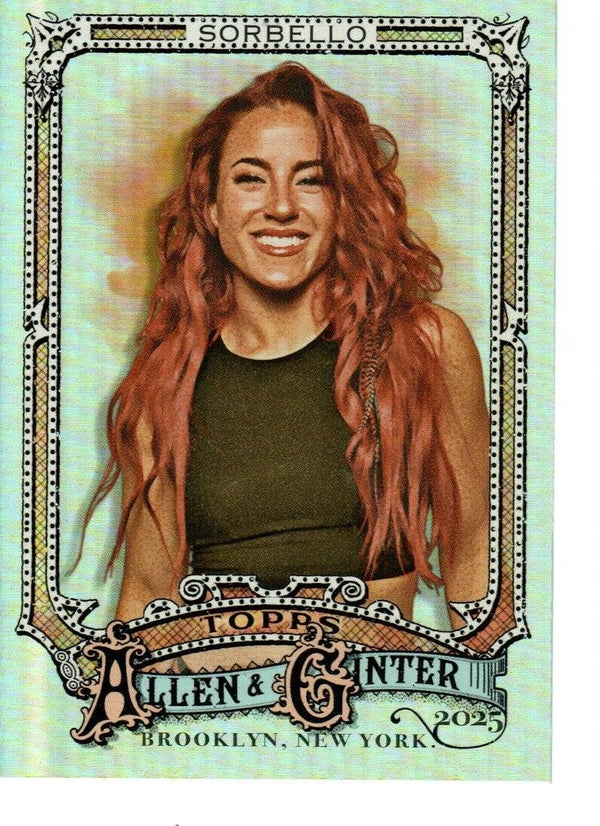 Allen & Ginter 2025 Silver Portrait #260 Cara Maria Sorbello