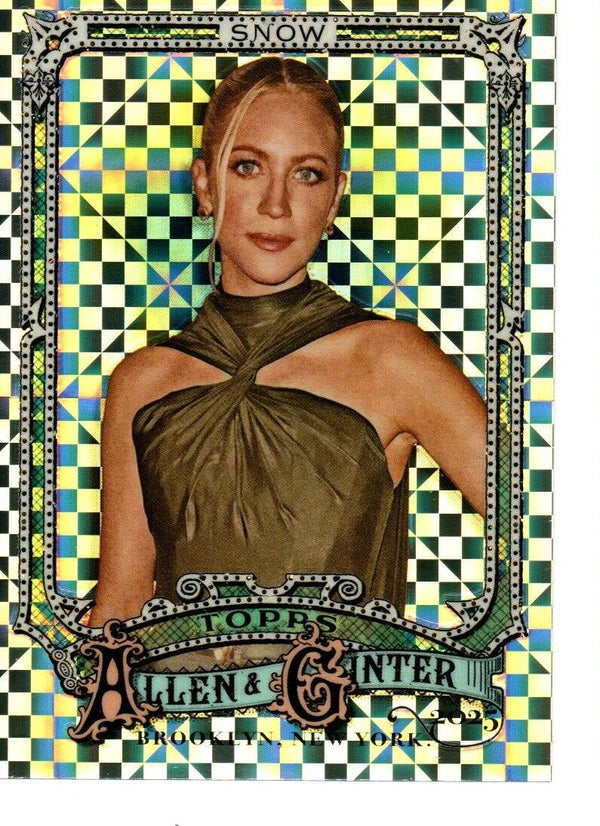 Allen & Ginter 2025 Chrome X-Fractor #276 Brittany Snow