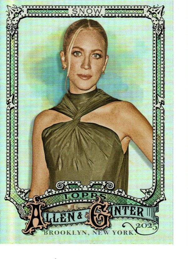 Allen & Ginter 2025 Silver Portrait #276 Brittany Snow