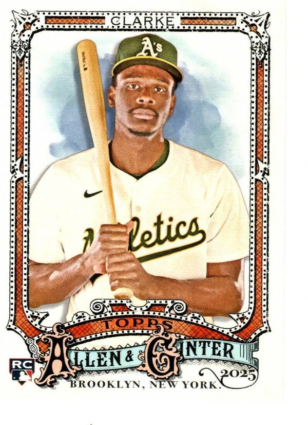 Allen & Ginter 2025 #278 Denzel Clarke, Athletics RC