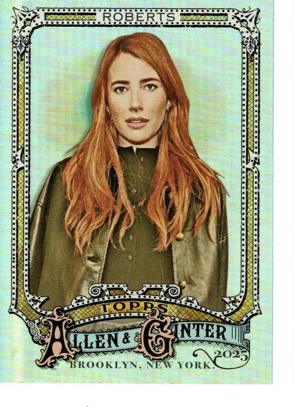 Allen & Ginter 2025 Silver Portrait #286 Emma Roberts