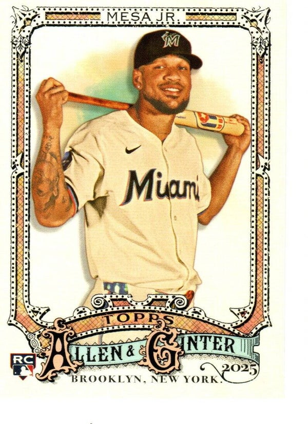 Allen & Ginter 2025 #300 Victor Mesa Jr., Miami Marlins RC