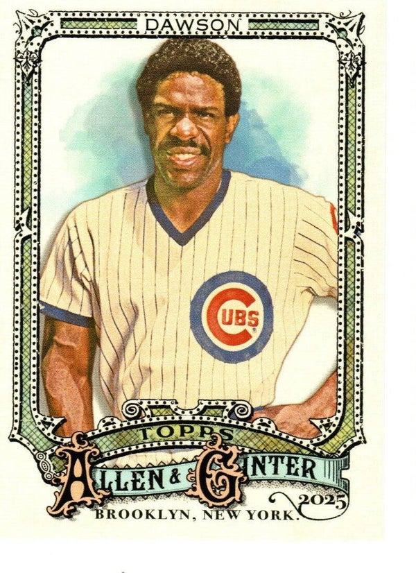 Allen & Ginter 2025 Short Print #301 Andre Dawson, Chicago Cubs