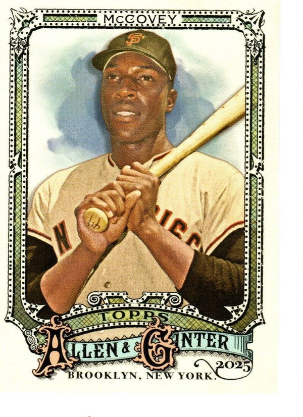 Allen & Ginter 2025 Short Print #302 Willie McCovey, San Francisco Giants