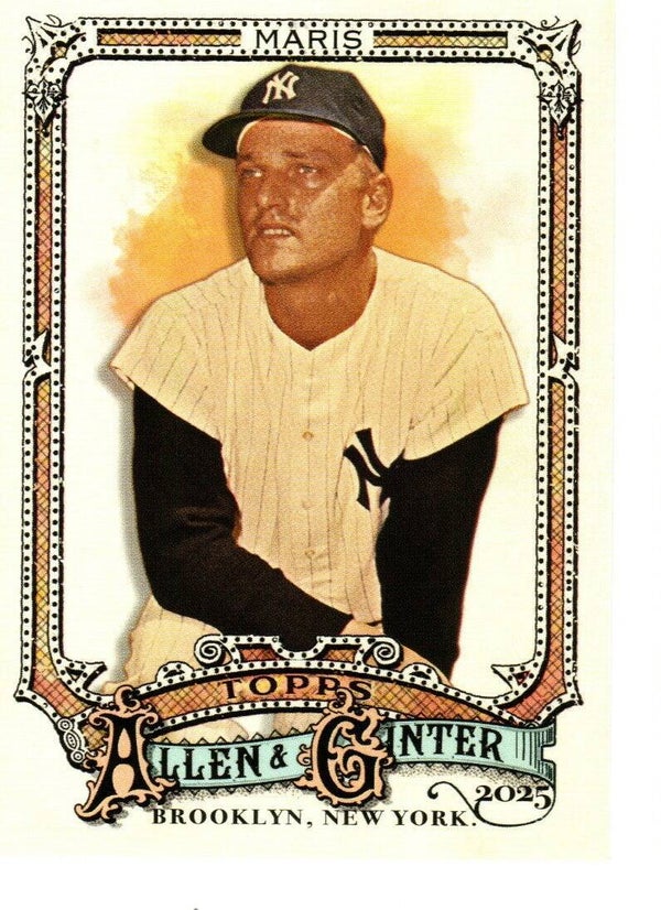Allen & Ginter 2025 Short Print #303 Roger Maris, New York Yankees