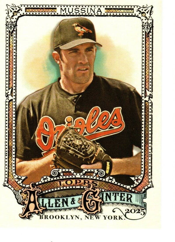 Allen & Ginter 2025 Short Print #307 Mike Mussina, Baltimore Orioles