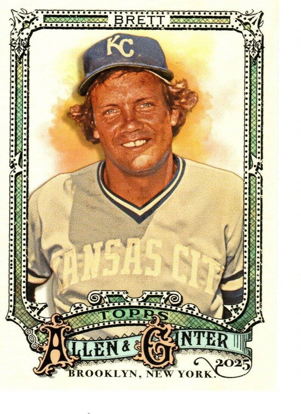 Allen & Ginter 2025 Short Print #308 George Brett, Kansas City Royals