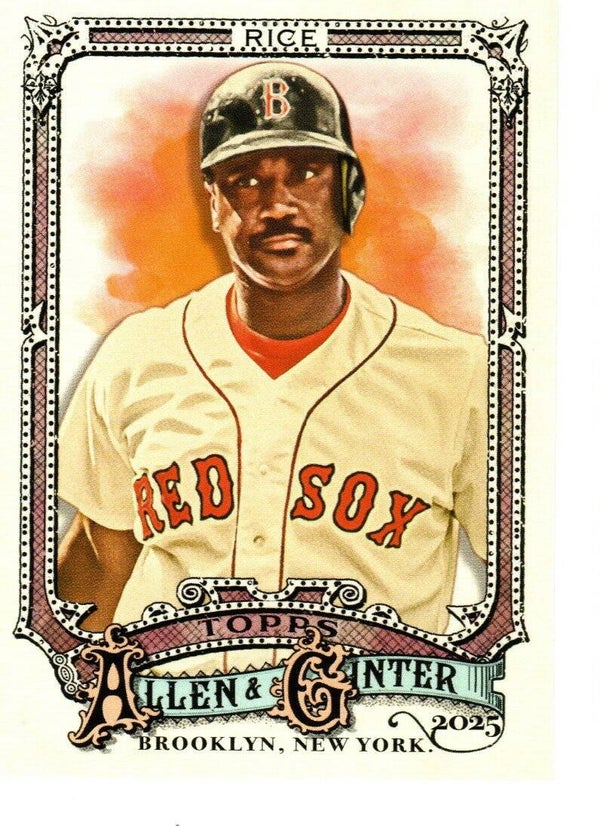 Allen & Ginter 2025 Short Print #310 Jim Rice, Boston Red Sox