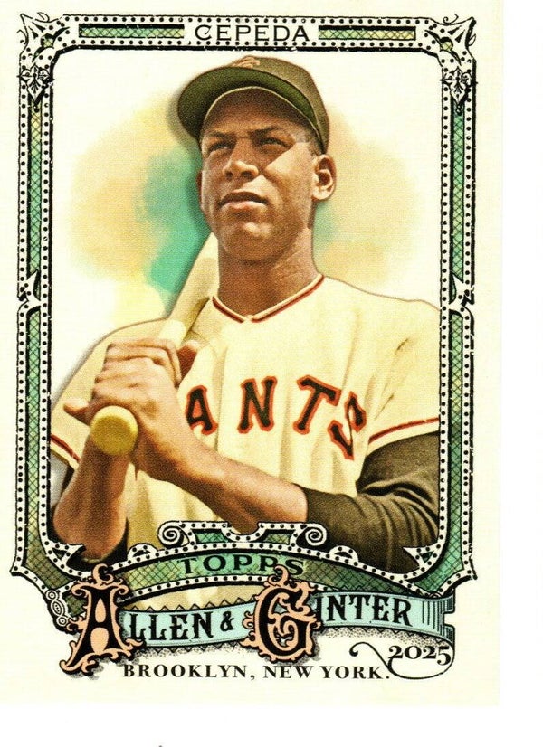 Allen & Ginter 2025 Short Print #311 Orlando Cepeda, San Francisco Giants