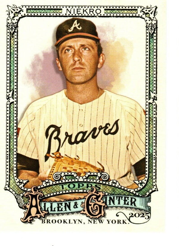 Allen & Ginter 2025 Short Print #312 Phil Niekro, Atlanta Braves