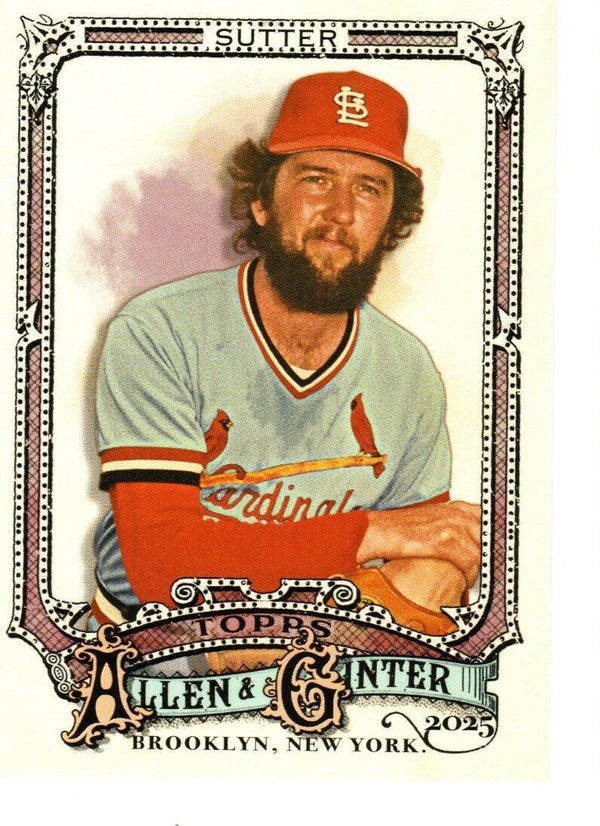 Allen & Ginter 2025 Short Print #313 Bruce Sutter, St. Louis Cardinals
