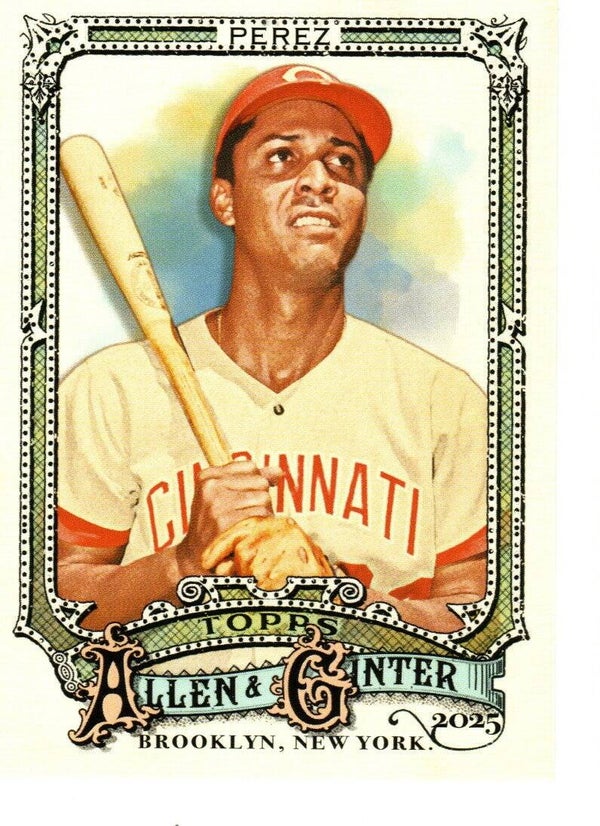 Allen & Ginter 2025 Short Print #314 Tony Perez, Cincinnati Reds
