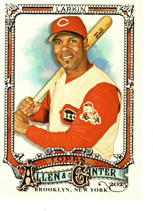 Allen & Ginter 2025 Short Print #315 Barry Larkin, Cincinnati Reds