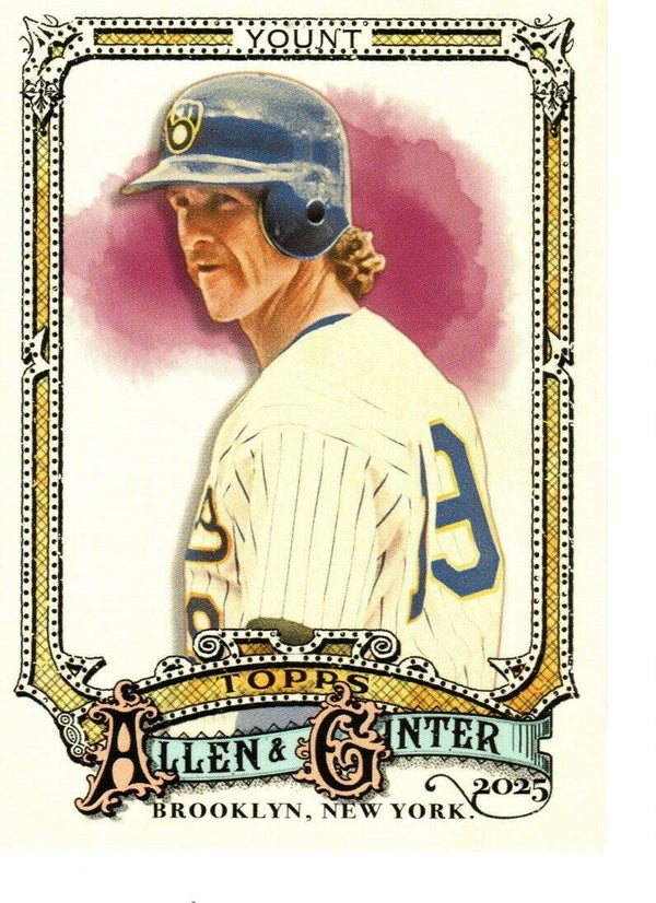 Allen & Ginter 2025 Short Print #321 Robin Yount, Milwaukee Brewers
