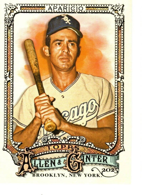 Allen & Ginter 2025 Short Print #322 Luis Aparicio, Chicago White Sox