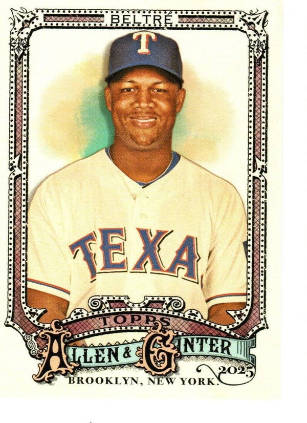 Allen & Ginter 2025 Short Print #323 Adrian Beltré, Texas Rangers