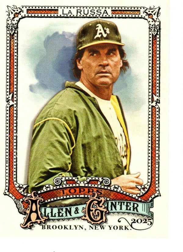 Allen & Ginter 2025 Short Print #324 Tony La Russa, Oakland Athletics