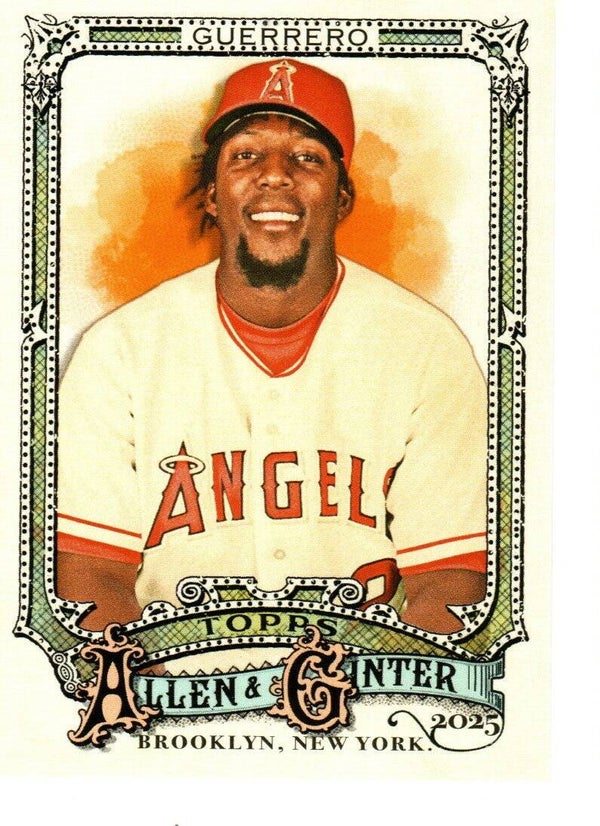 Allen & Ginter 2025 Short Print #327 Vladimir Guerrero, Angels