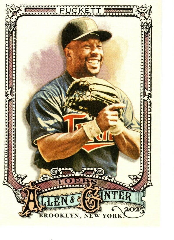 Allen & Ginter 2025 Short Print #329 Kirby Puckett, Minnesota Twins
