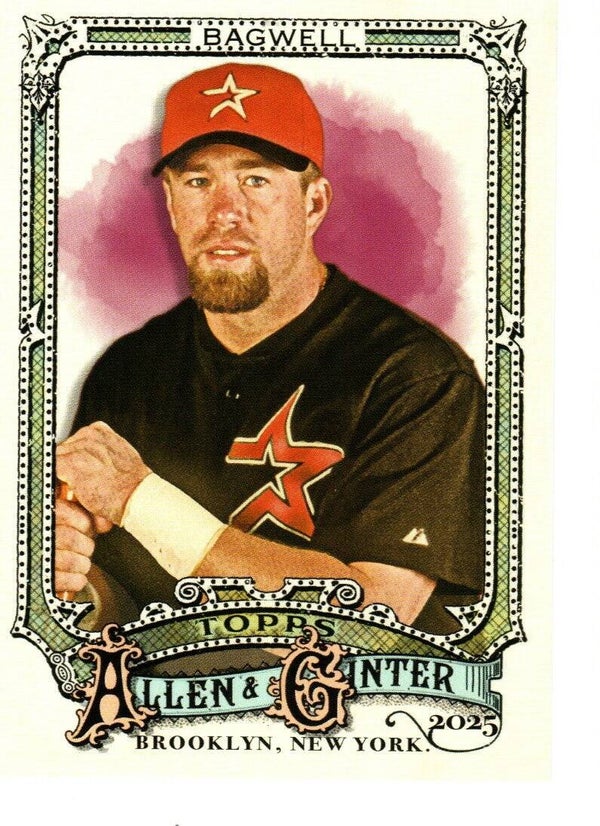 Allen & Ginter 2025 Short Print #330 Jeff Bagwell, Houston Astros