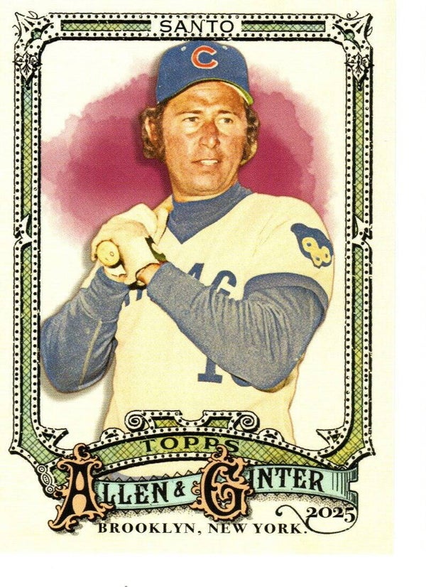 Allen & Ginter 2025 Short Print #331 Ron Santo, Chicago Cubs