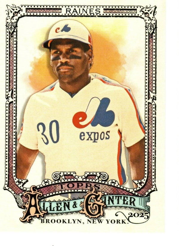 Allen & Ginter 2025 Short Print #333 Tim Raines, Montréal Expos
