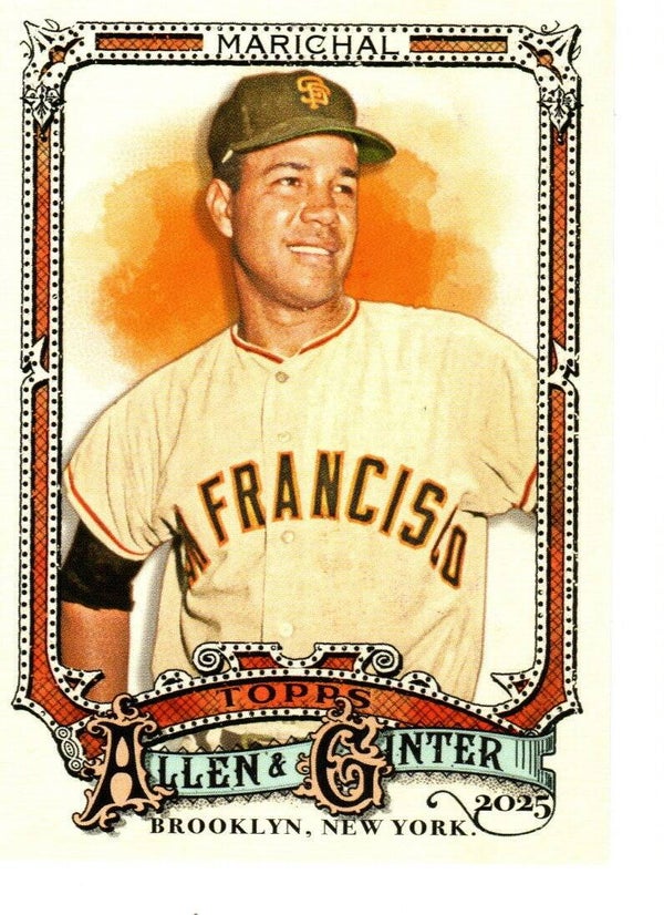Allen & Ginter 2025 Short Print #334 Juan Marichal, San Francisco Giants