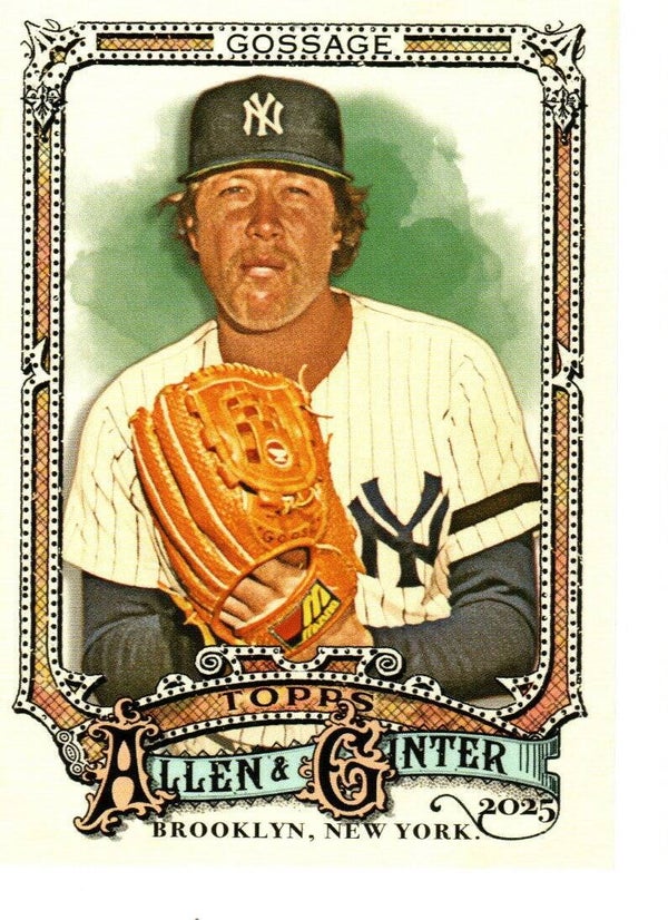 Allen & Ginter 2025 Short Print #337 Goose Gossage, New York Yankees