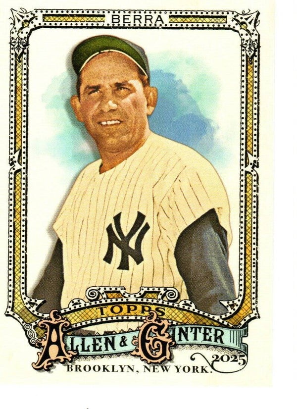 Allen & Ginter 2025 Short Print #339 Yogi Berra, New York Yankees