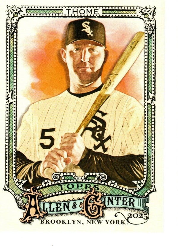 Allen & Ginter 2025 Short Print #347 Jim Thome, Chicago White Sox