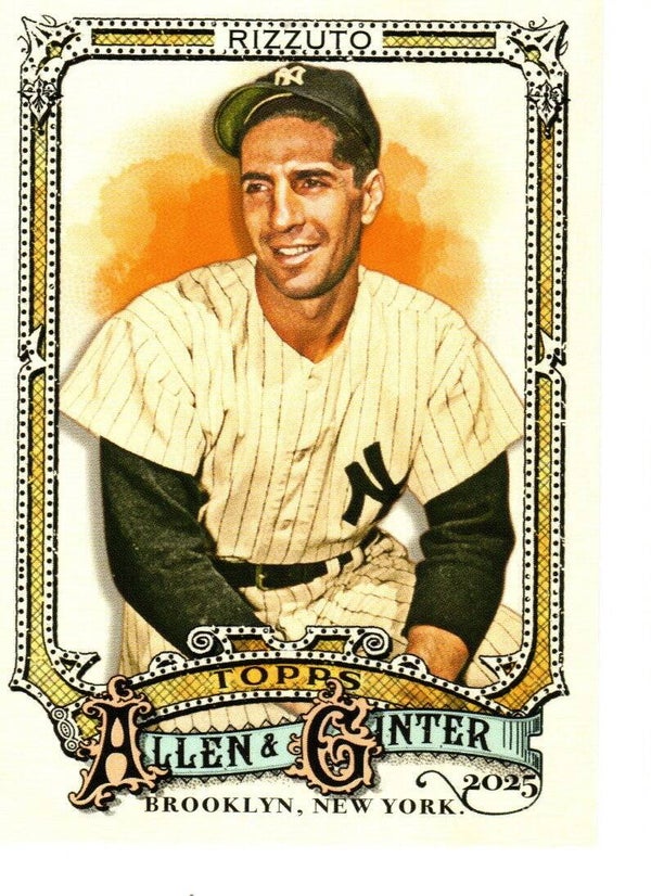 Allen & Ginter 2025 Short Print #349 Phil Rizzuto, New York Yankees