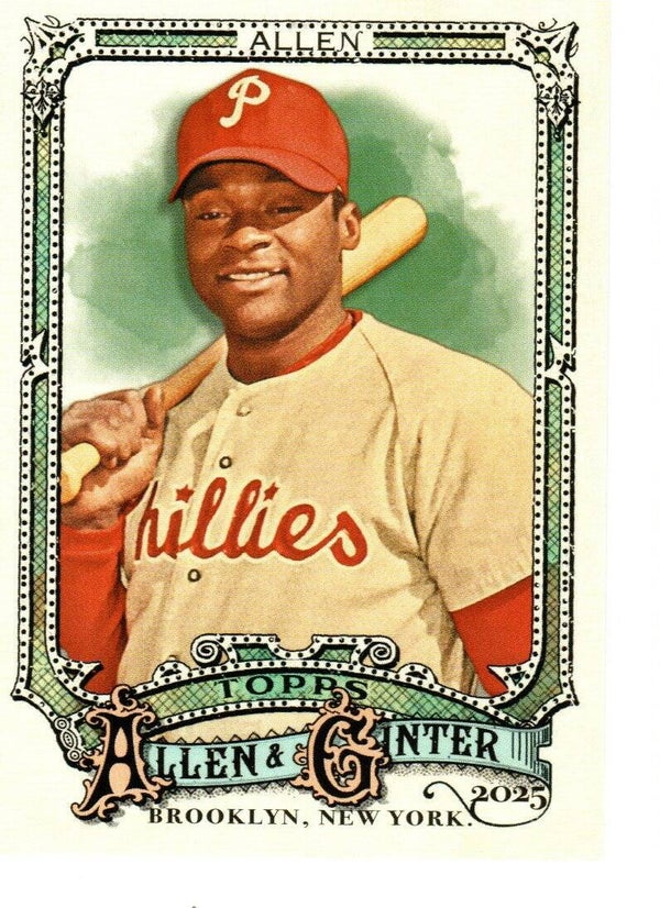 Allen & Ginter 2025 Short Print #350 Dick Allen, Philadelphia Phillies