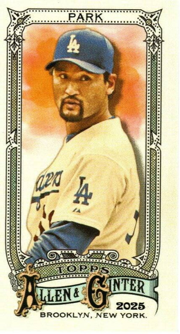 Allen & Ginter 2025 Mini #12 Chan Ho Park, Los Angeles Dodgers