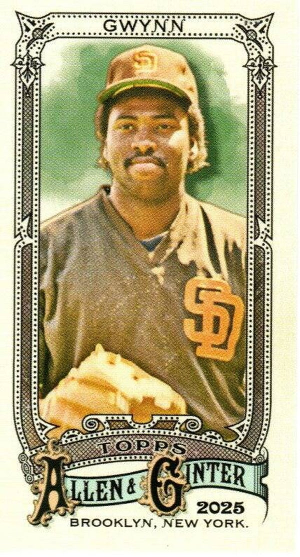 Allen & Ginter 2025 Mini A&G Back #14 Tony Gwynn, San Diego Padres