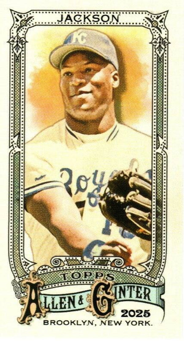 Allen & Ginter 2025 Mini #18 Bo Jackson, Kansas City Royals