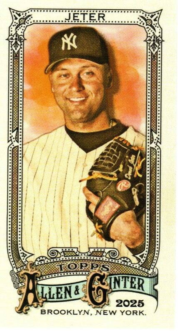 Allen & Ginter 2025 Mini A&G Back #21 Derek Jeter, New York Yankees