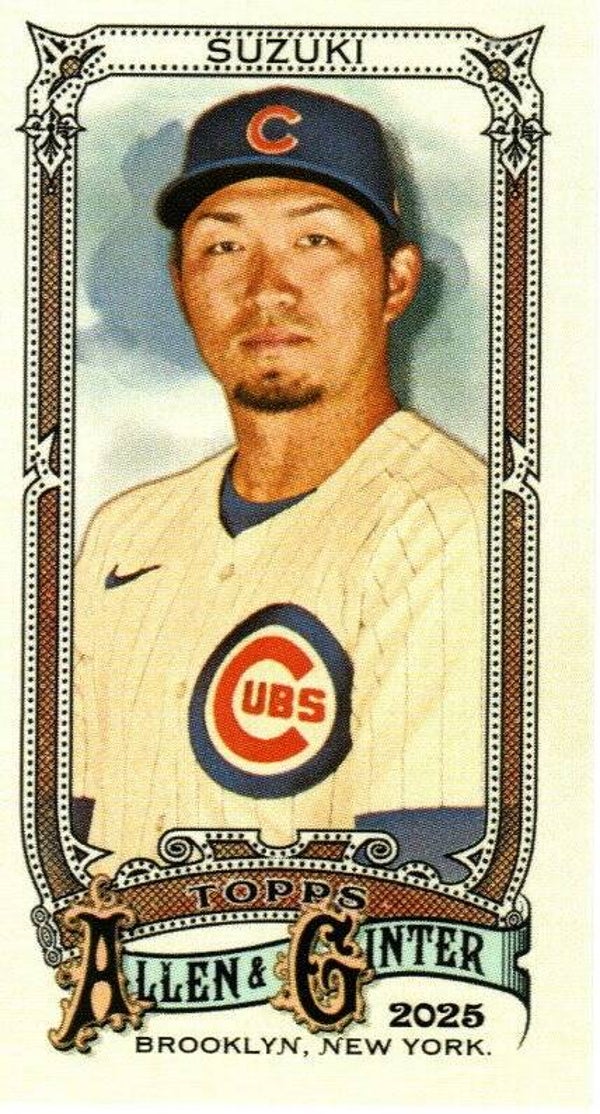 Allen & Ginter 2025 Mini #46 Seiya Suzuki, Chicago Cubs