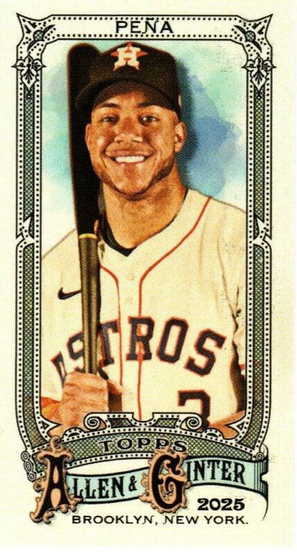 Allen & Ginter 2025 Mini #50 Jeremy Peña, Houston Astros