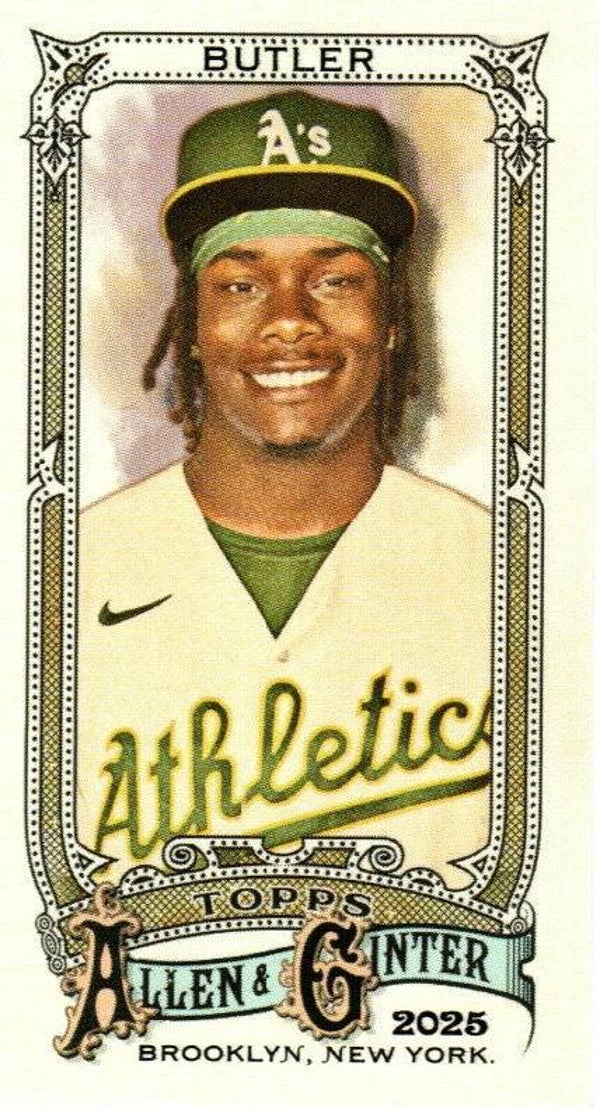 Allen & Ginter 2025 Mini A&G Back #59 Lawrence Butler, Athletics