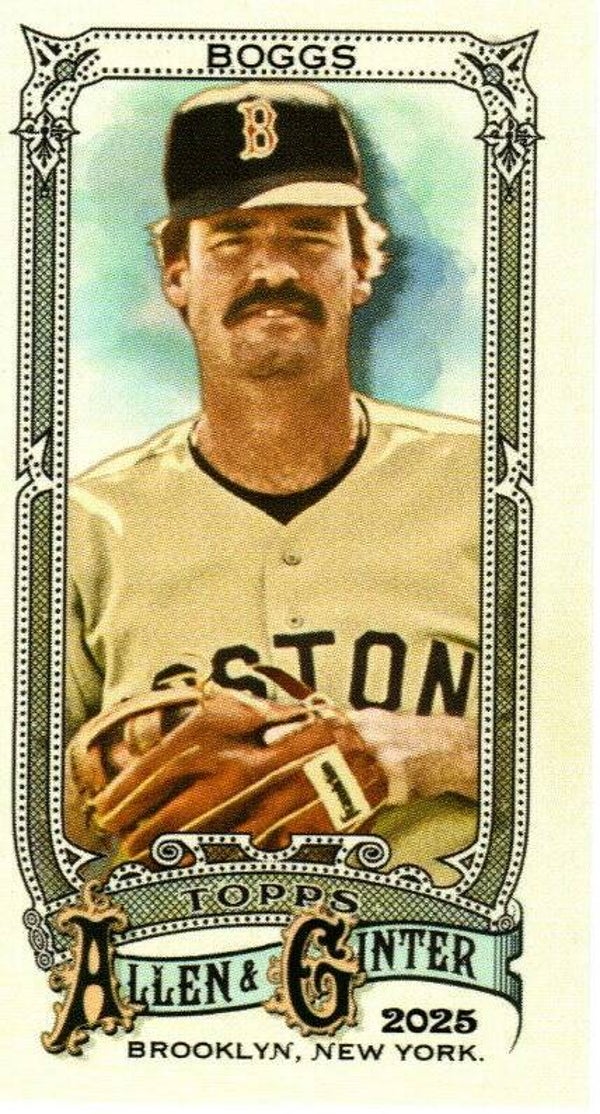 Allen & Ginter 2025 Mini #67 Wade Boggs, Boston Red Sox
