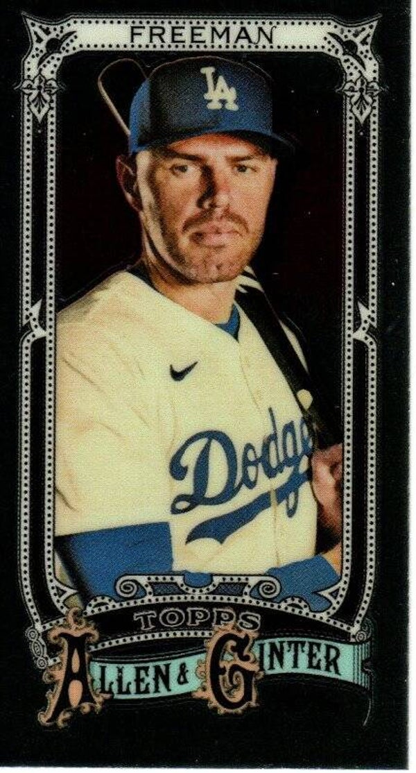 Allen & Ginter 2025 Mini Chrome #69 Freddie Freeman, Los Angeles Dodgers
