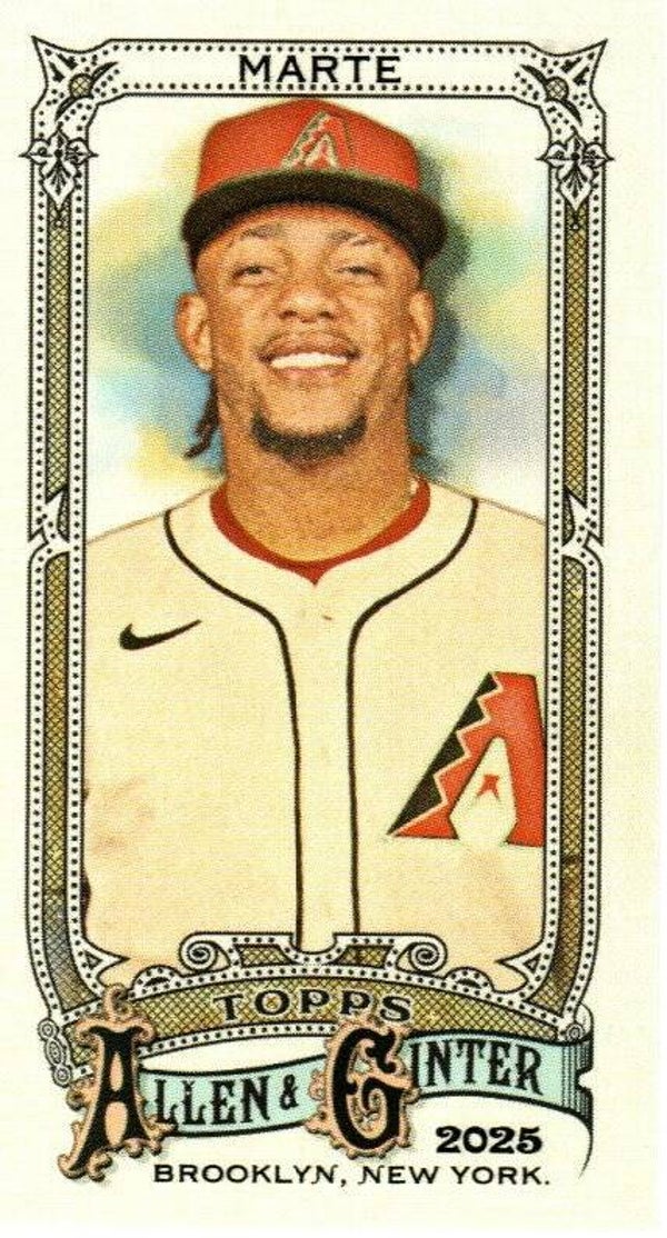 Allen & Ginter 2025 Mini A&G Back #86 Ketel Marte, Arizona Diamondbacks