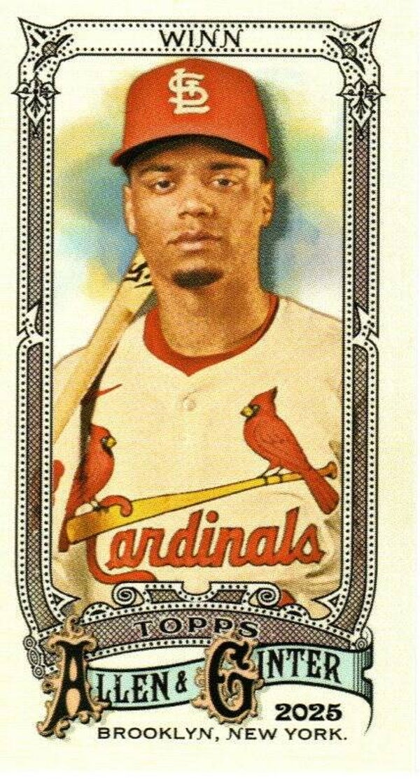 Allen & Ginter 2025 Mini #87 Masyn Winn, St. Louis Cardinals